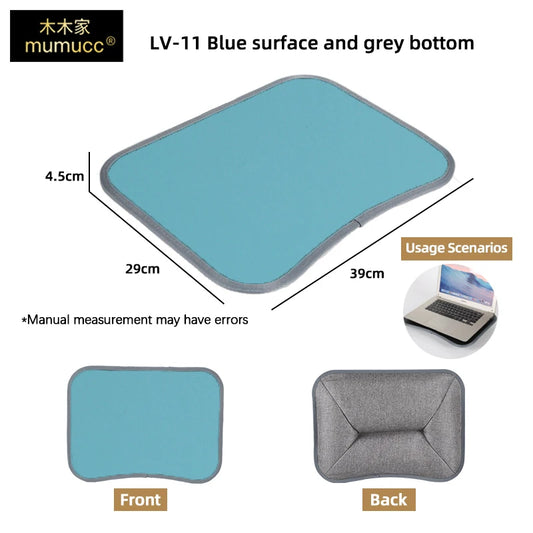 Multifunctional Laptop Desk with Cushion – Portable Lap Table with Mouse Pad