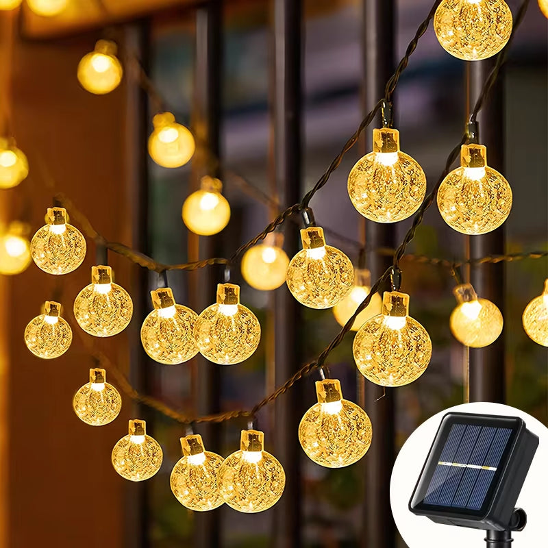 Shine Beautifully – Solar Crystal Ball Fairy Lights