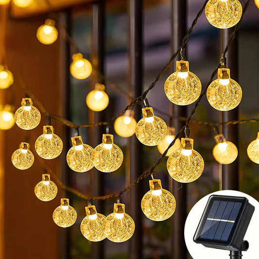Shine Beautifully – Solar Crystal Ball Fairy Lights