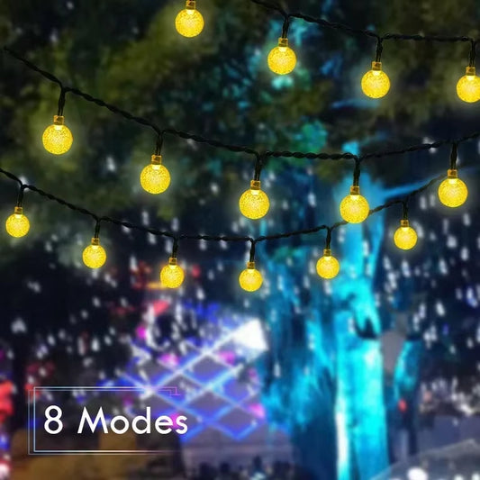 Shine Beautifully – Solar Crystal Ball Fairy Lights