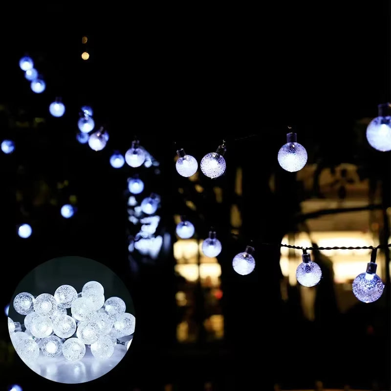 Shine Beautifully – Solar Crystal Ball Fairy Lights