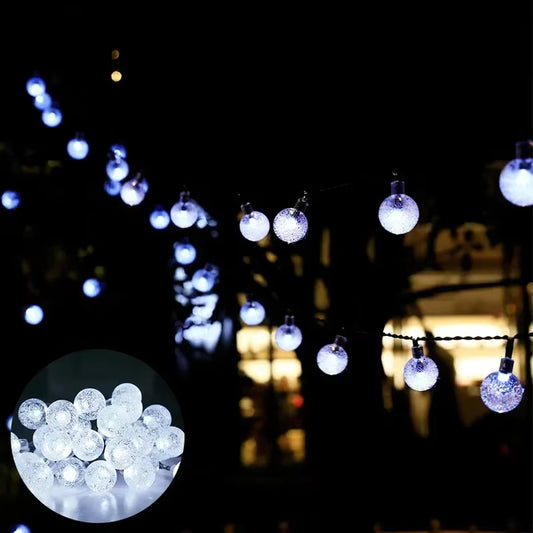 Shine Beautifully – Solar Crystal Ball Fairy Lights