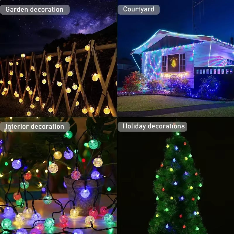 Shine Beautifully – Solar Crystal Ball Fairy Lights