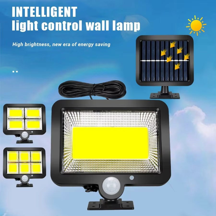 Solar Motion Sensor LED Wall Light