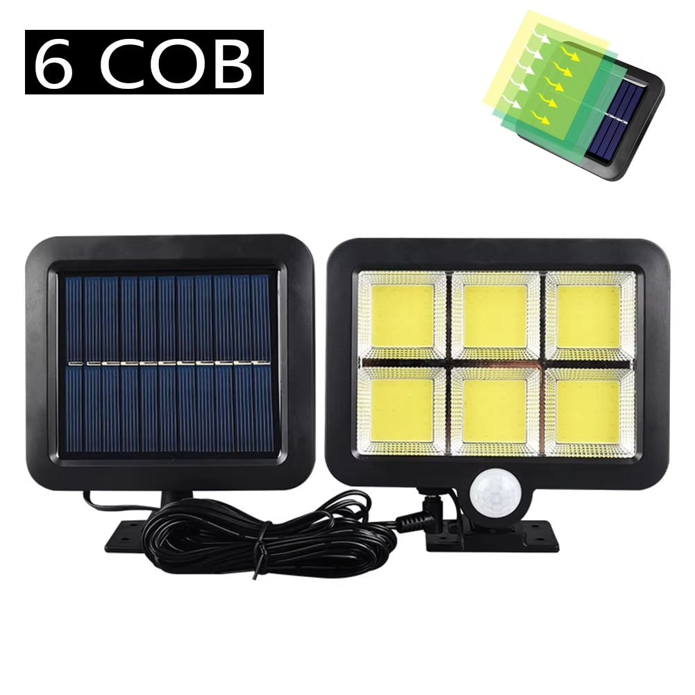 Solar Motion Sensor LED Wall Light