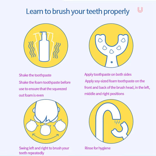 Silicone Toothbrush for Kids Oral Care
