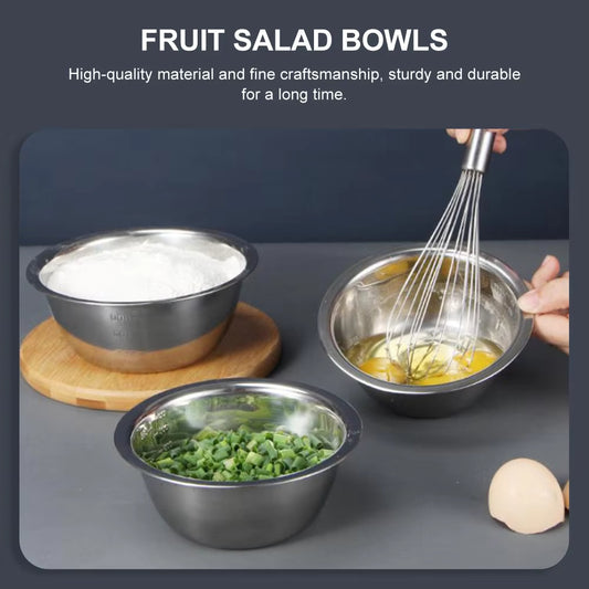 Stainless Steel Baking Bowls
