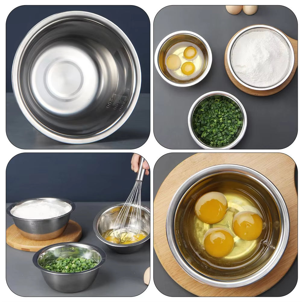 Stainless Steel Baking Bowls