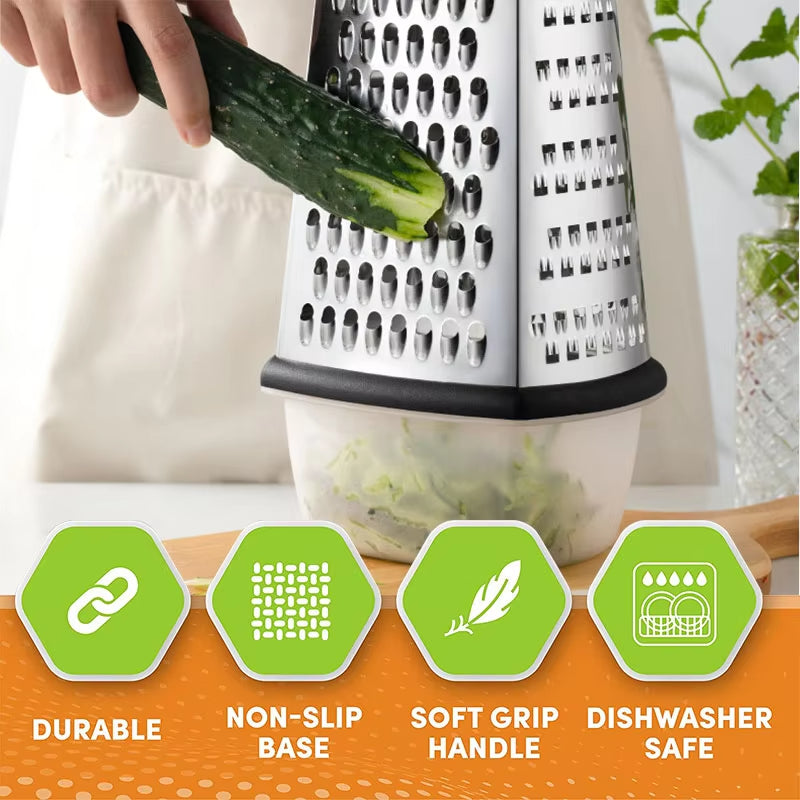 Stainless Steel Box Cheese Grater