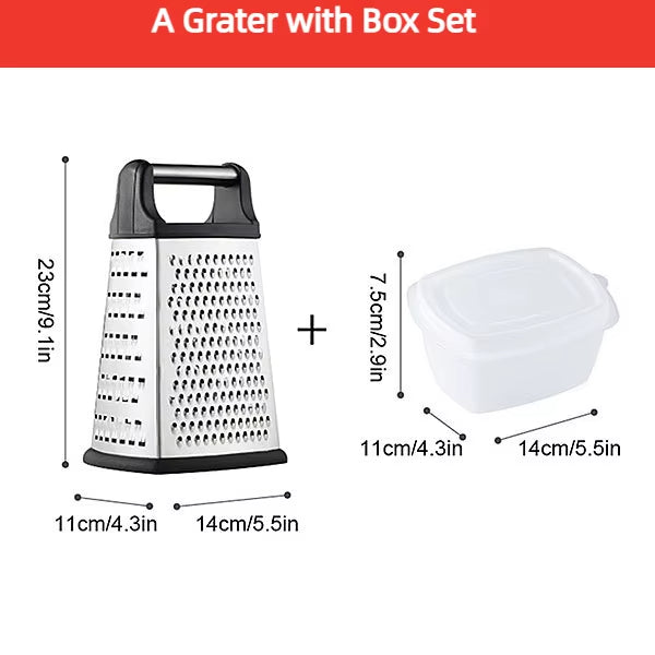 Stainless Steel Box Cheese Grater