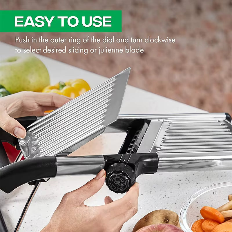 Stainless Steel Vegetable Slicer Chopper Cutter