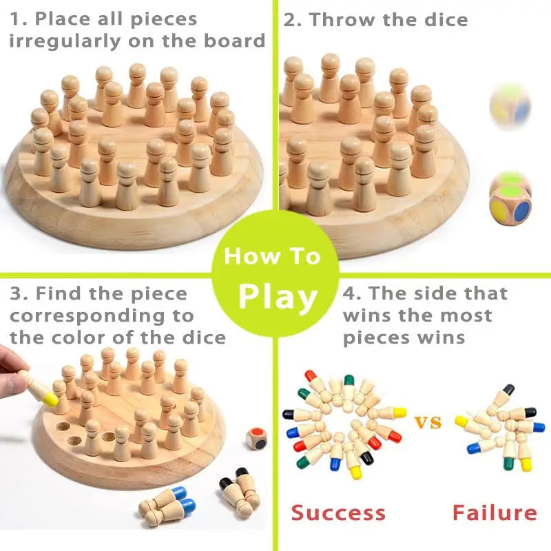 Train Young Minds Montessori Memory Game