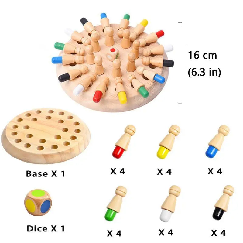Train Young Minds Montessori Memory Game