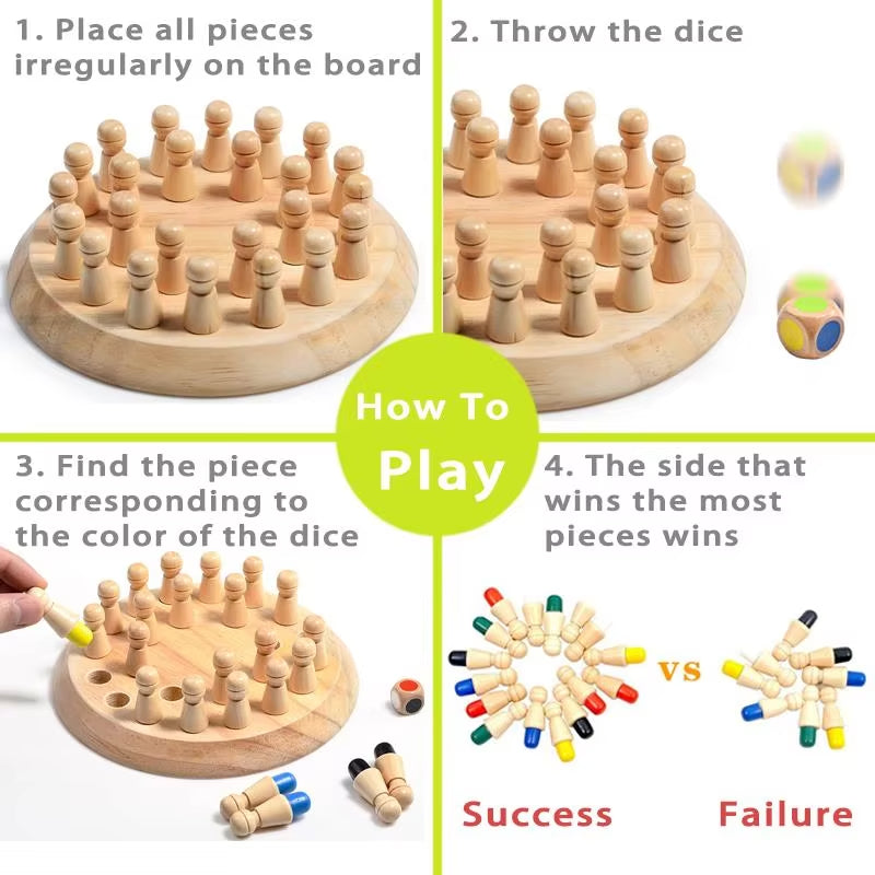 Train Young Minds Montessori Memory Game