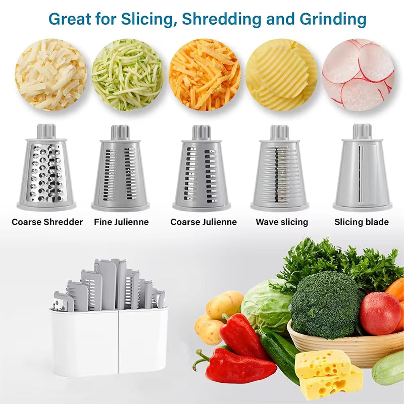 Vegetable Julienne Slicer Waffle Cutter Nut Chopper