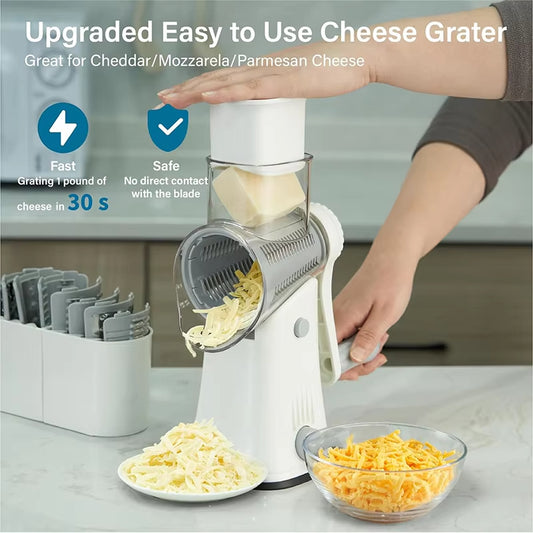 Vegetable Julienne Slicer Waffle Cutter Nut Chopper