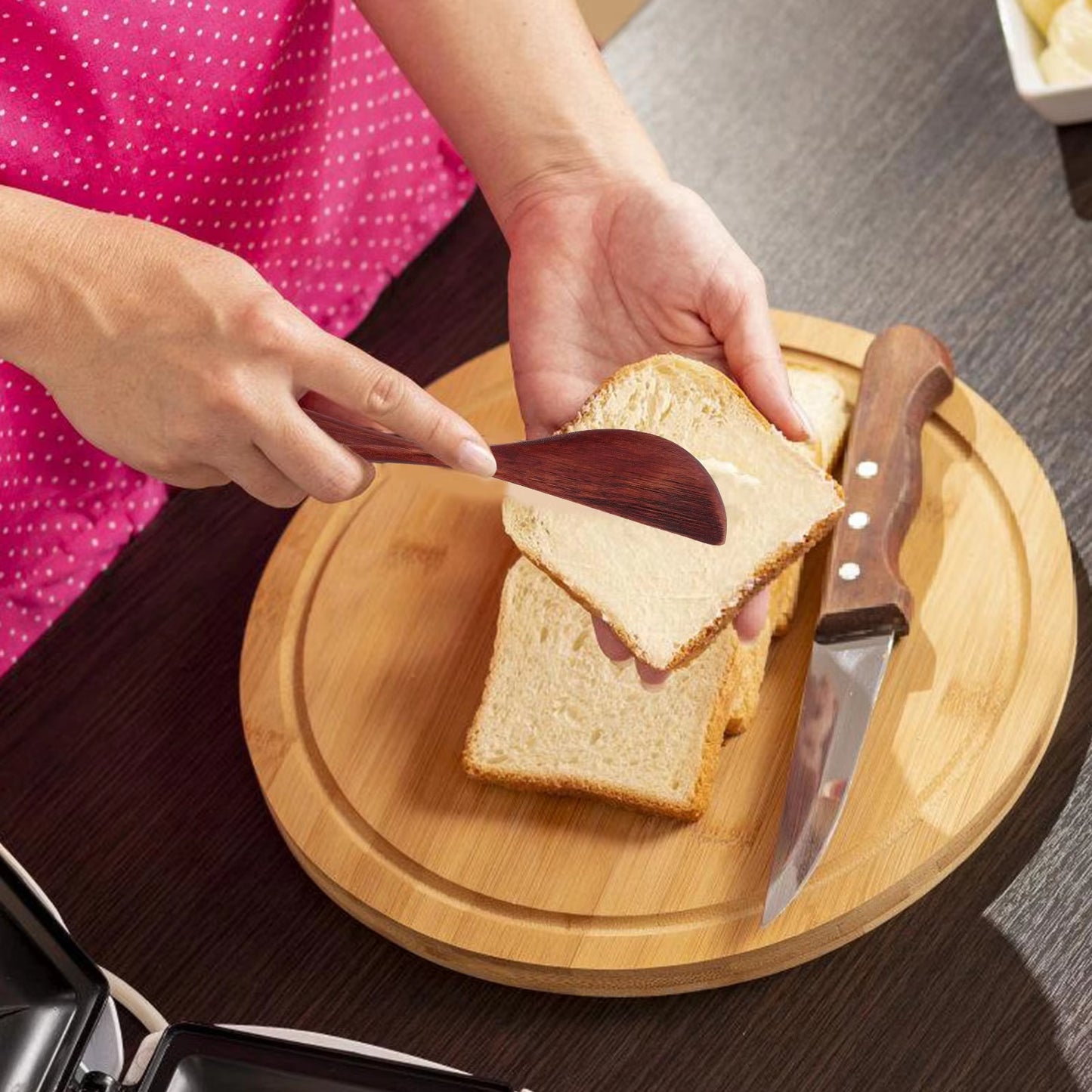 Wood Butter Knives Set