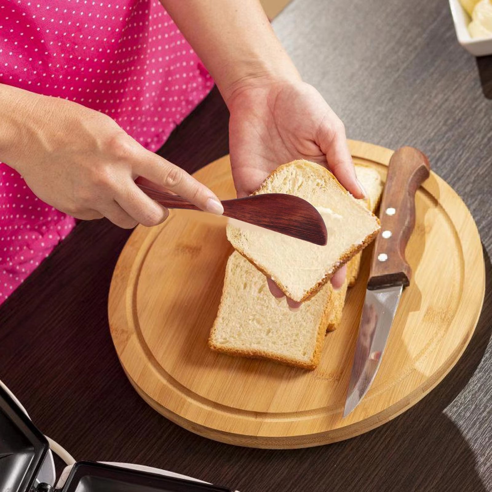 Wood Butter Knives Set