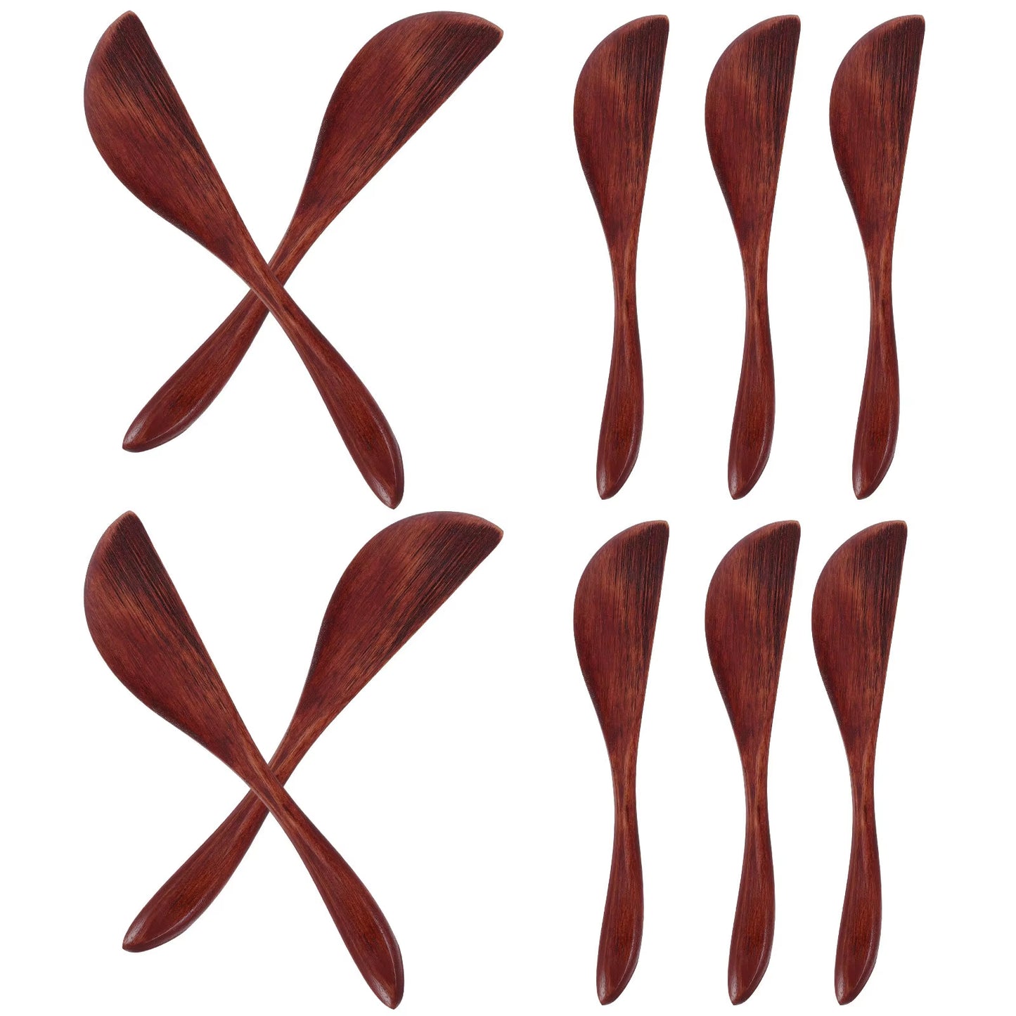 Wood Butter Knives Set
