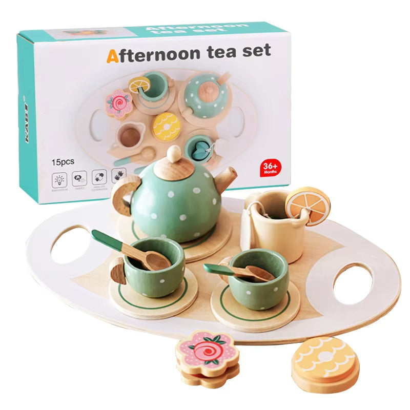 Wooden Tea Toy Set
