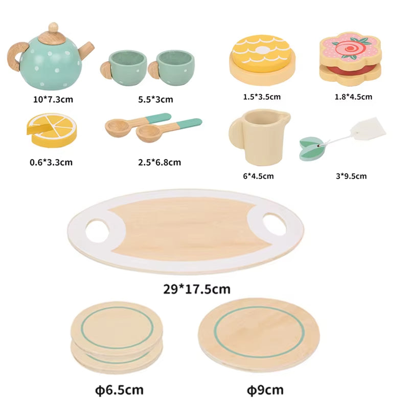 Wooden Tea Toy Set