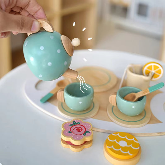 Wooden Tea Toy Set