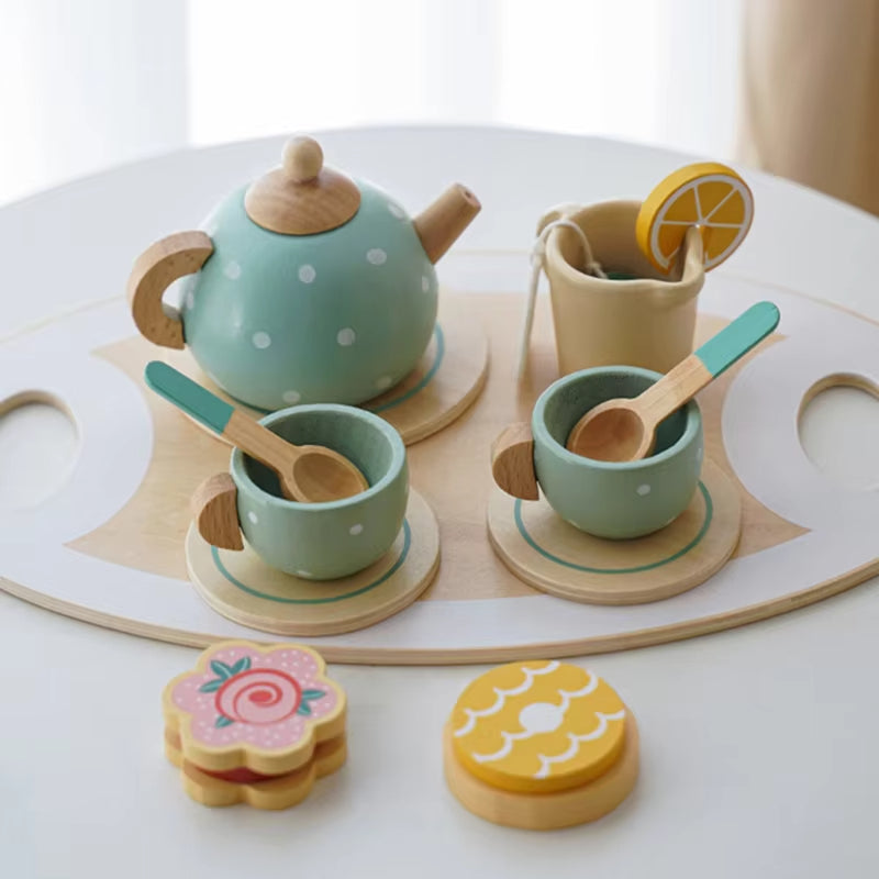 Wooden Tea Toy Set