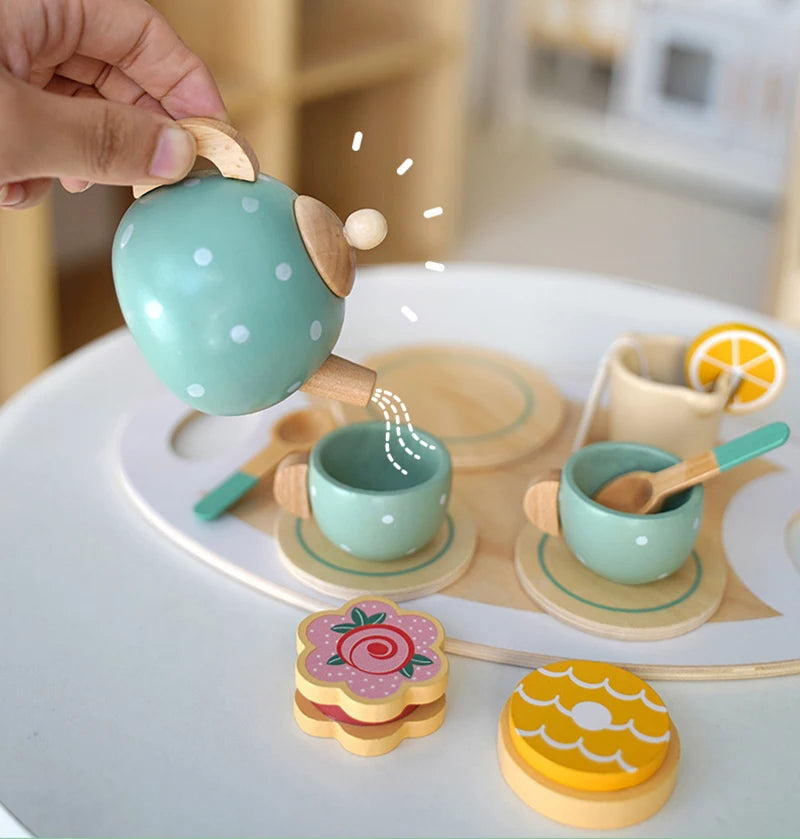 Wooden Tea Toy Set