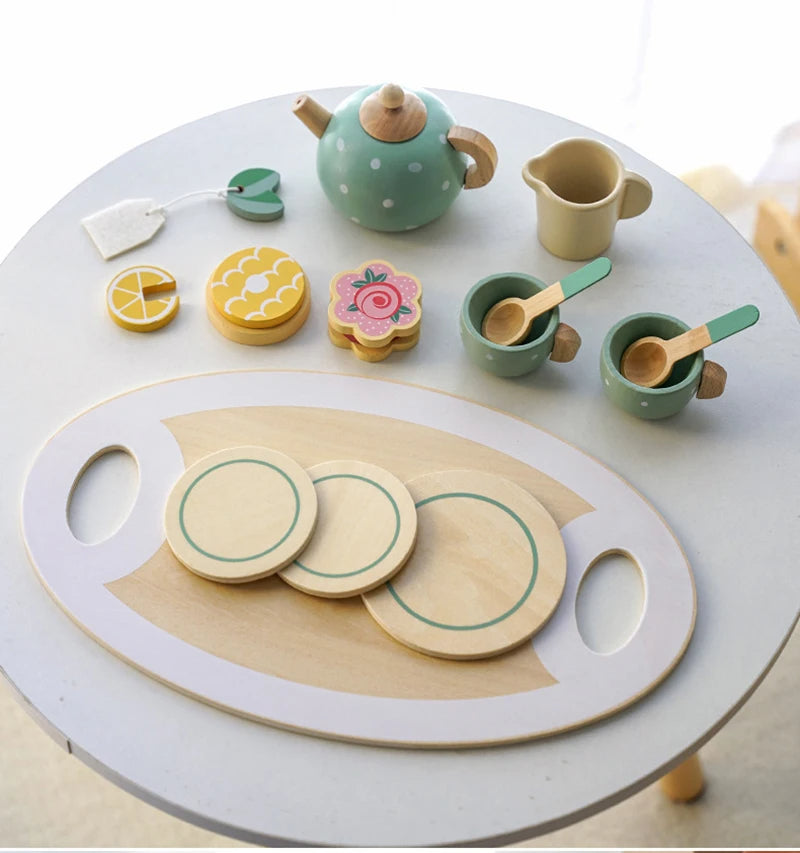 Wooden Tea Toy Set