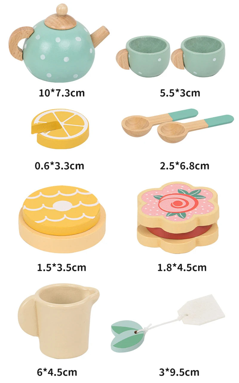 Wooden Tea Toy Set