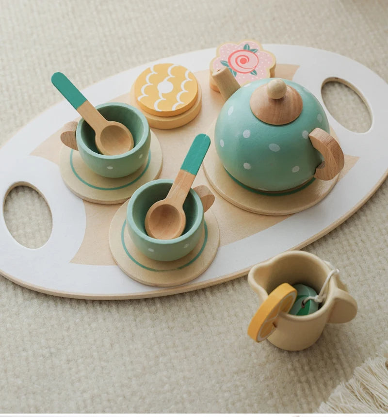 Wooden Tea Toy Set