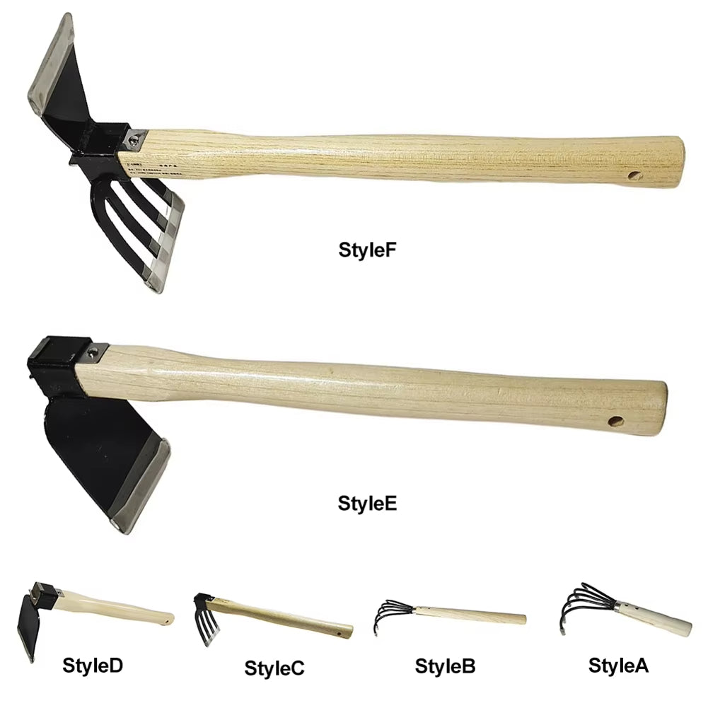 Work Smarter – Dual-Purpose Garden Hand Hoe & Rake
