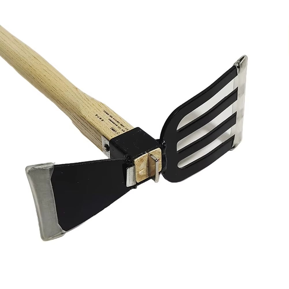 Work Smarter – Dual-Purpose Garden Hand Hoe & Rake