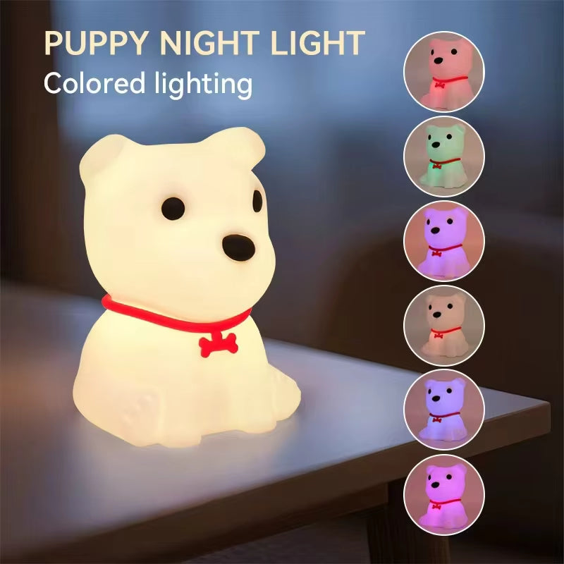 Puppy Touch-Control Rechargeable Night Light