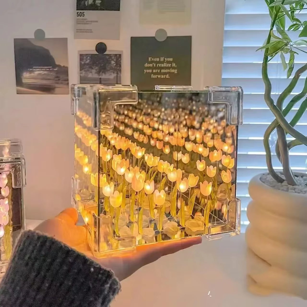 DIY Tulip Flower Cube Night Light Kit