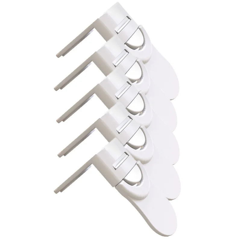Child Safety Lock for Cabinets Drawers Anti-Pinch Protector White UK