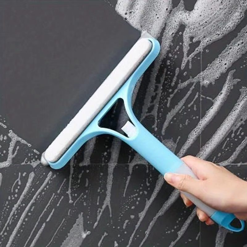 Multi-Function Glass Wiper with Spray Bottle