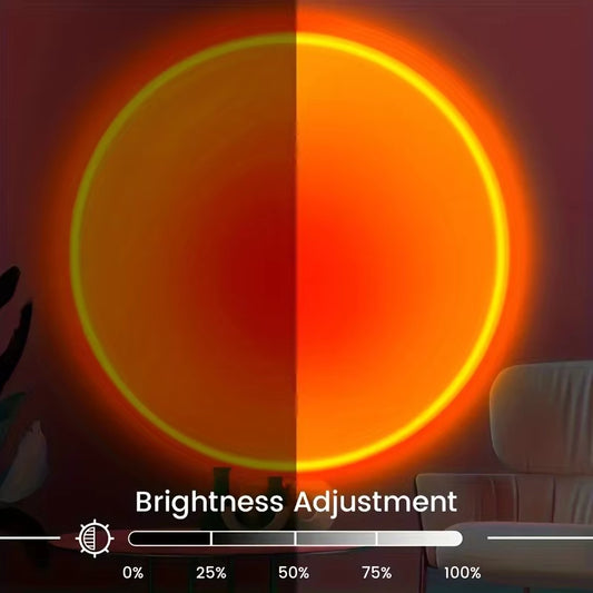 16-Color Sunset Projection Lamp with Remote
