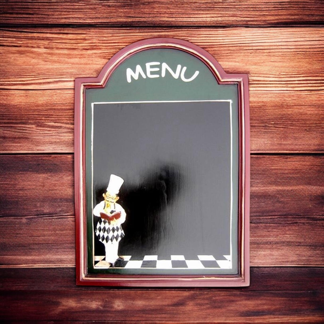 Chef Chalk Board Memo Menu for Kitchen Bistro Restaurant : 60 Cm X 40 Cm