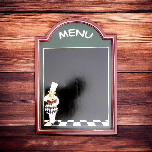Chef Chalk Board Memo Menu for Kitchen Bistro Restaurant : 60 Cm X 40 Cm