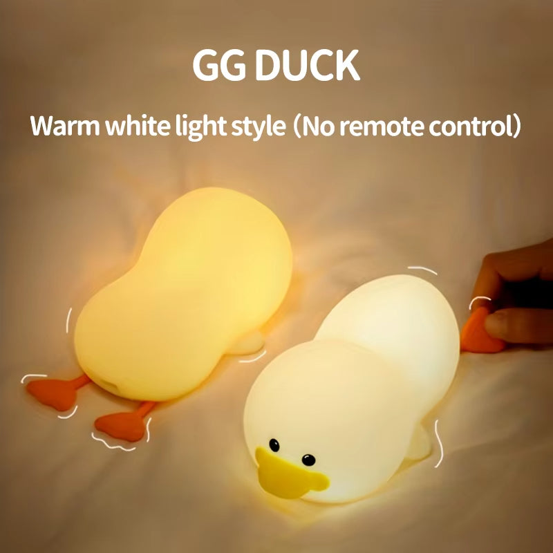Doudou Duck Silicone USB Night Light