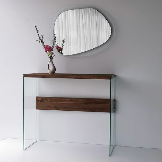 Wall Mirror with Clear Rear Glass Gozos Modern Industrial Marzagon Mirror