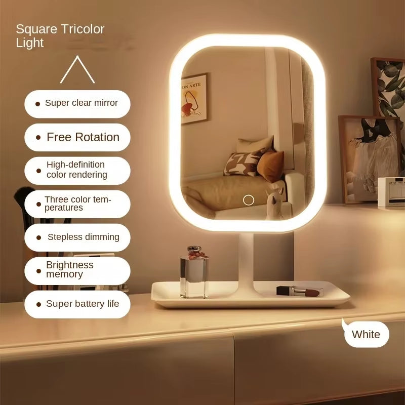 LED Vanity Makeup Mirror with 3 Light Modes
