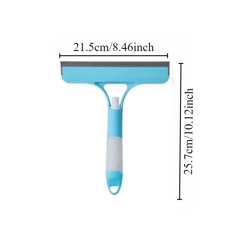 Multi-Function Glass Wiper with Spray Bottle