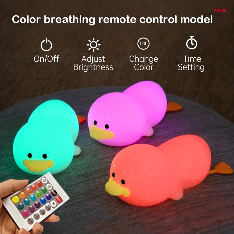 Doudou Duck Silicone USB Night Light