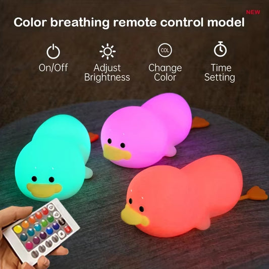 Doudou Duck Silicone USB Night Light