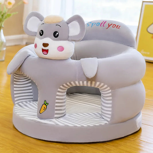 Cute Baby Sofa Support Seat Cover Plush Chair Learningto Sit Feeding Chair Comfo