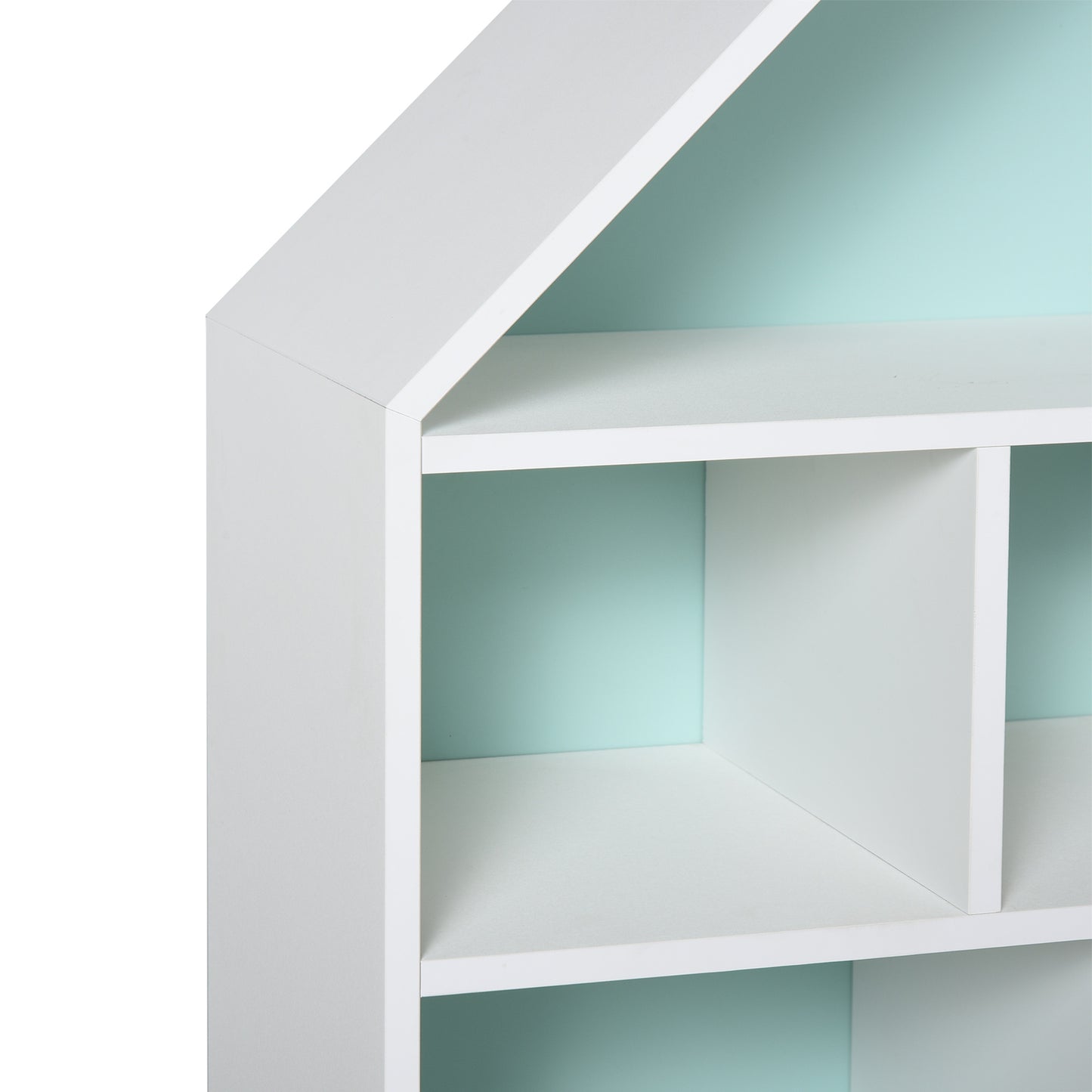 Kids Bookshelf Chest W/ Drawer Cubes Baby Toy Wood Organizer Display Stand