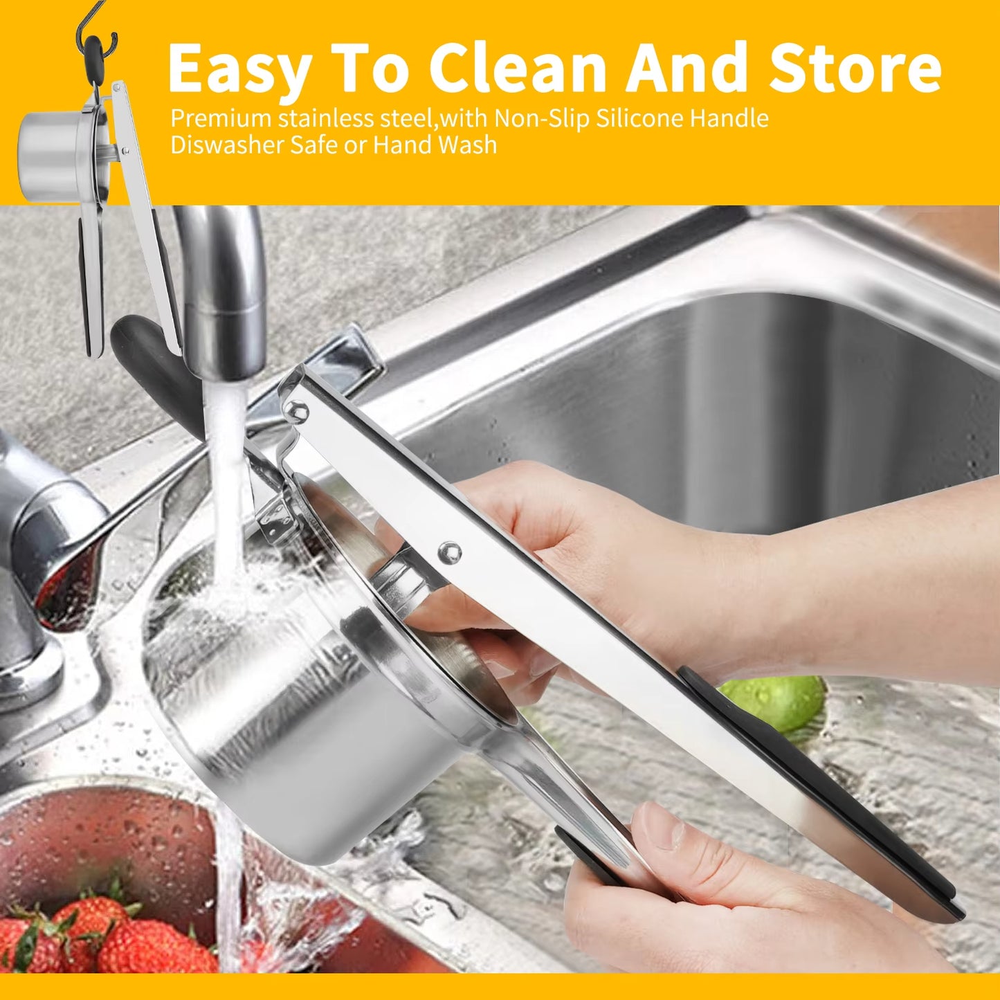 Stainless Steel Potato Ricer