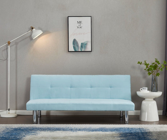 Faux Suede Canterbury Fabric Sofa Bed 3 Seater - Click-Clack Sofa in 4 Colours